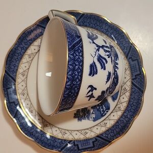 Stunning Vtg Royal Doulton Booths Real Old Willow Cup & Saucer Set